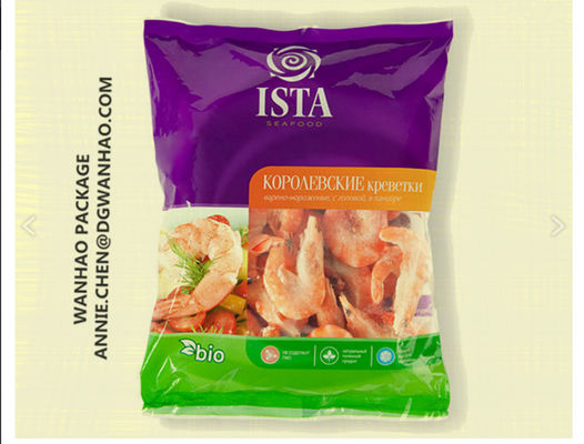 Low Temperature Resistance Frozen Food Packaging Bag For Vegetable, Fish, Seafood, Shrimp Packaging