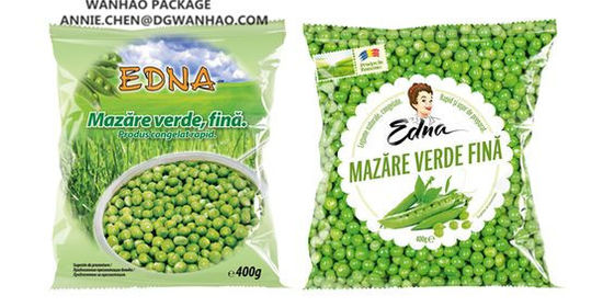 FDA Standard Food Grade Freezer Packaging Bag Custom Printing Laminating Frozen Food Packaging Bag