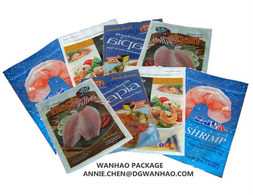 Low Temperature Resistace Sea Food Vacuum Frozen Food Packaging Bag