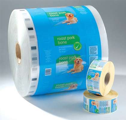 PET laminated LDPE Printed Laminating Film Roll , Moisture Proof Good Barrier Plastic Film Rolls